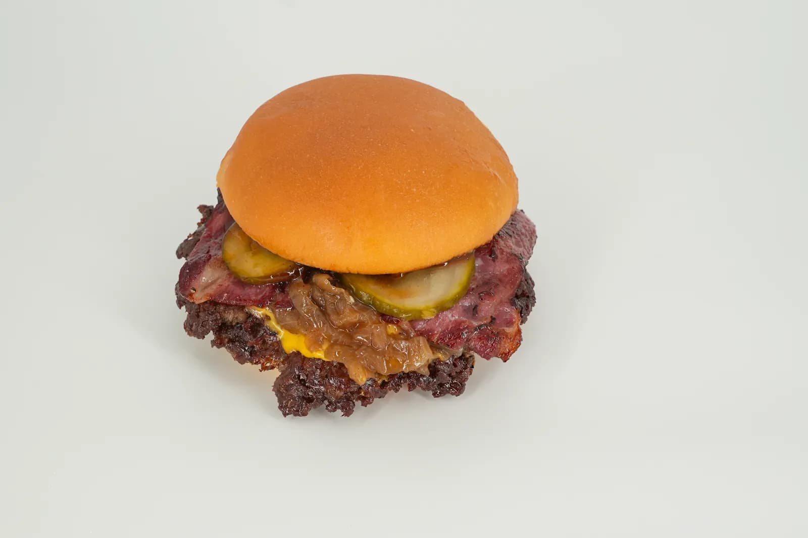 BUNEX BBQ Burger mit Bacon, BBQ Sauce und Käse